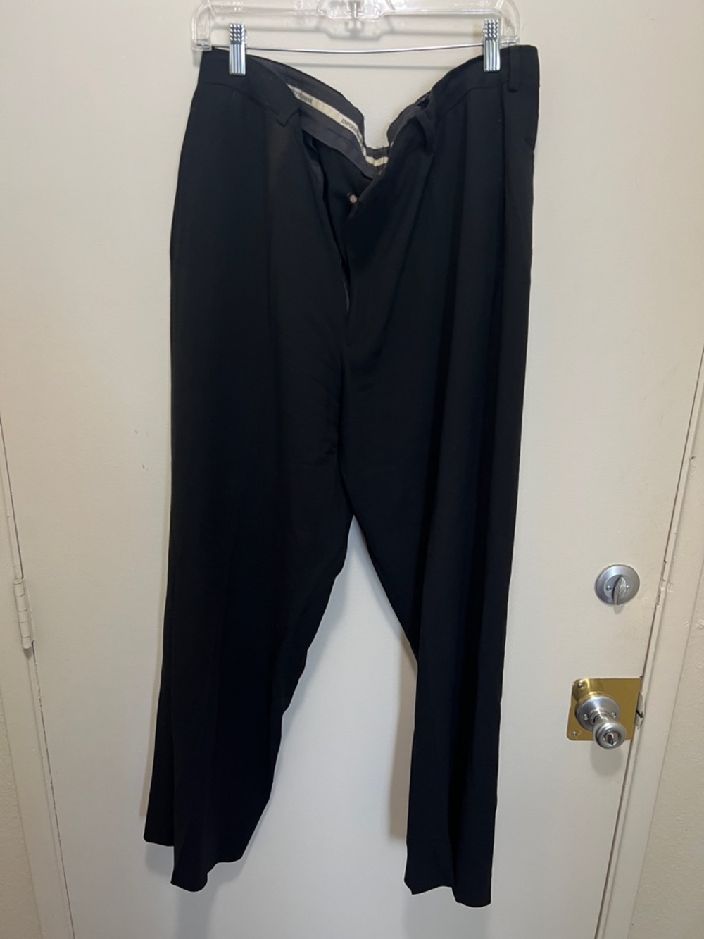 Emporio Armani Black Men's Dress Pants - Classic Formal Trousers